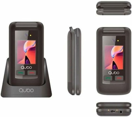 Qubo X-247BKC Dual SIM Κινητό με Μεγάλα Κουμπιά Μαύρο - Image 2