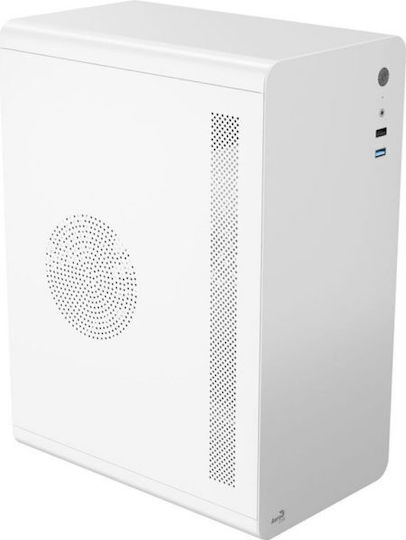 Aerocool CS-110 Mini Tower Κουτί Υπολογιστή Λευκό