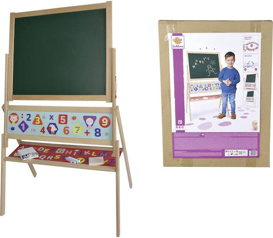 Ξύλινος Μαγνητικός Πίνακας Καβαλέτο 110 X 66 X 42 Cm Eichhorn
