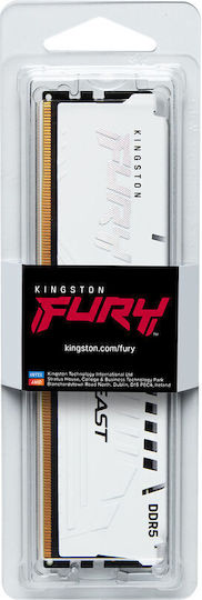 Kingston Fury Beast DDR5 με Module 1x16GB και Ταχύτητα 6000 για Desktop KF560C30BWE-16 - Image 2