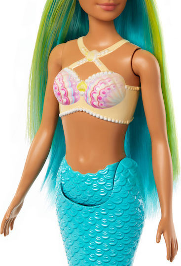 Barbie Light Blue Mermaid Tail and Tiara Κούκλα Dreamtopia Blue Tail για 3+ Ετών 30εκ. HRR03 - Image 5