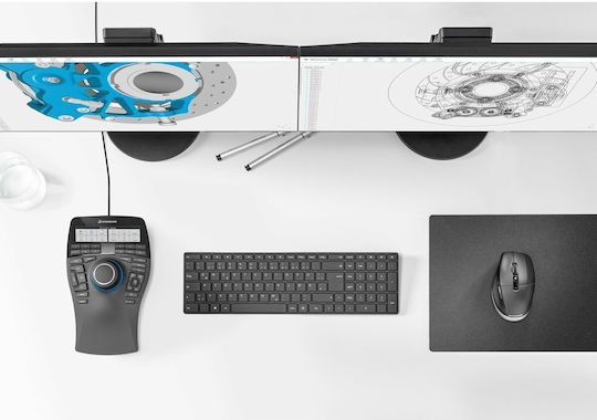 3D Connexion Spacemouse Enterprise Kit Ασύρματο Ποντίκι Μαύρο - Image 3