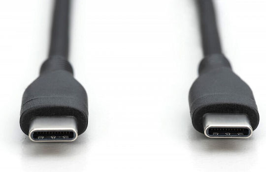 Digitus USB 2.0 Cable USB-C male - USB-C 60W Μαύρο 2m AK-300341-020-S - Image 2