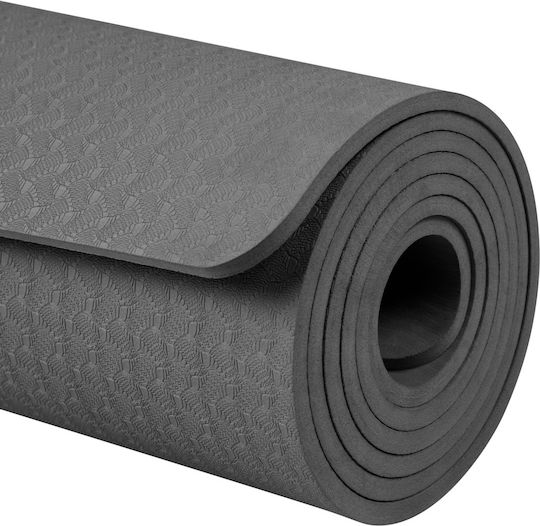 Στρώμα Γυμναστικής Yoga Μαύρο (183x61x0.6cm) - Image 2