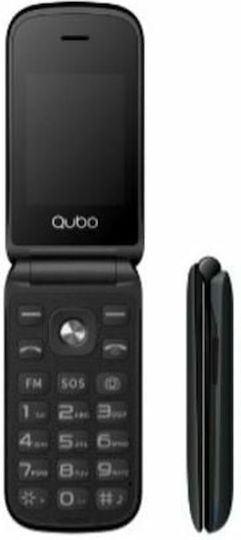 Qubo X-209 Dual SIM Κινητό με Μεγάλα Κουμπιά Μαύρο