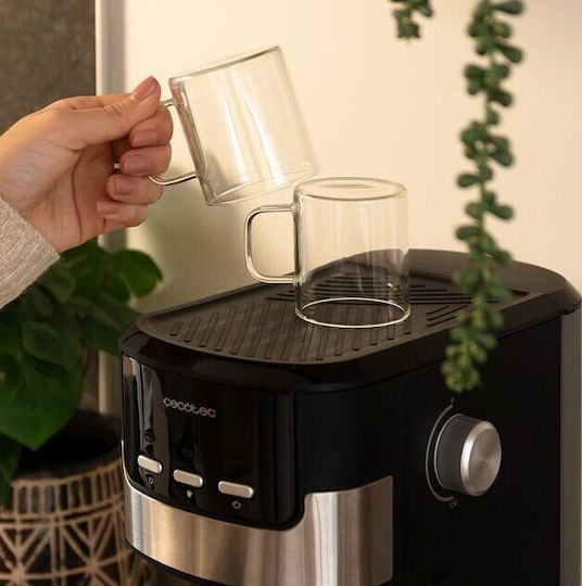 Cecotec Power Espresso 20 Pecan Μηχανή Espresso 1100W Πίεσης 20bar Μαύρη - Image 11