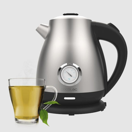 Cecotec Thermosense 620 Retro Steel Βραστήρας 1.7lt 2200W Ασημί - Image 7