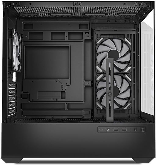Sharkoon MK6 RGB Micro Tower Κουτί Υπολογιστή με Πλαϊνό Παράθυρο Μαύρο - Image 4