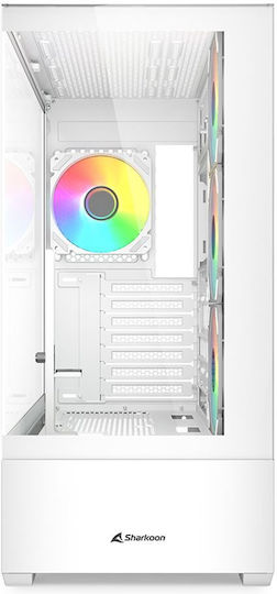 Sharkoon Sharkoon AK6 RGB Midi Tower Κουτί Υπολογιστή με Πλαϊνό Παράθυρο Μαύρο - Image 2