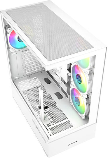 Sharkoon Sharkoon AK6 RGB Midi Tower Κουτί Υπολογιστή με Πλαϊνό Παράθυρο Μαύρο - Image 3