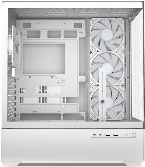 Sharkoon Sharkoon AK6 RGB Midi Tower Κουτί Υπολογιστή με Πλαϊνό Παράθυρο Μαύρο - Image 4