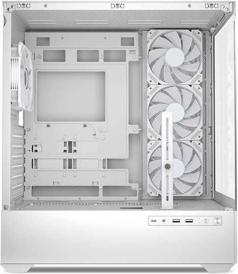 Sharkoon Sharkoon AK6 RGB Midi Tower Κουτί Υπολογιστή με Πλαϊνό Παράθυρο Μαύρο - Image 5