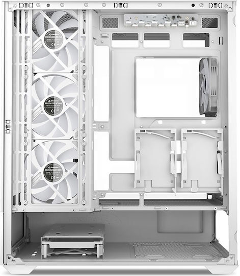 Sharkoon Sharkoon AK6 RGB Midi Tower Κουτί Υπολογιστή με Πλαϊνό Παράθυρο Μαύρο - Image 7
