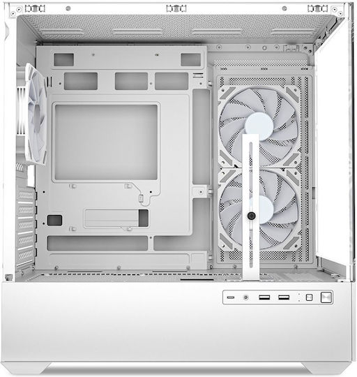 Sharkoon MK6 RGB Micro Tower Κουτί Υπολογιστή με Πλαϊνό Παράθυρο Λευκό - Image 5