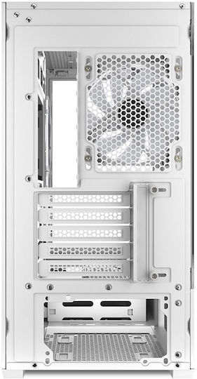 Sharkoon MK6 RGB Micro Tower Κουτί Υπολογιστή με Πλαϊνό Παράθυρο Λευκό - Image 8
