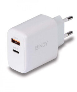 Lindy Φορτιστής Χωρίς Καλώδιο GaN 65W Power Delivery Λευκός (73428)