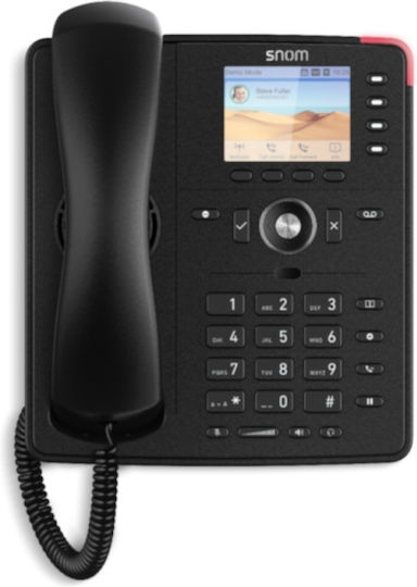 Snom D713 Ενσύρματο Τηλέφωνο IP 6 γραμμών Μαύρο - Image 3