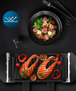 Alternative view of Cecotec Raclette Cheese & Grill 3200 Επιτραπέζια Ηλεκτρική Ψησταριά Raclette Αυλακωτής Πλάκας 320W Ανοξείδωτη 20x10εκ. 03264