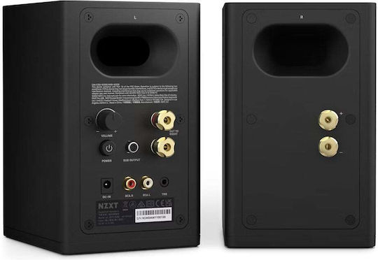 NZXT AP-SPKB2-EU Αυτοενισχυόμενα Ηχεία 40W (Ζεύγος) Μαύρα - Image 4