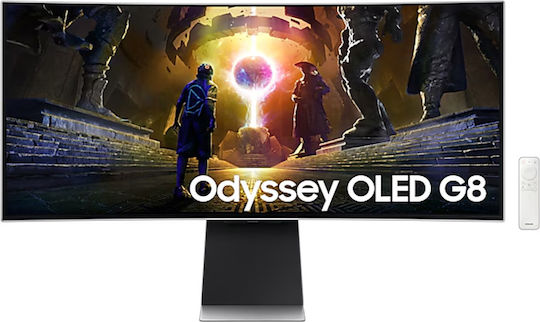 Samsung Odyssey G8 G85SD Ultrawide OLED HDR Curved Gaming Monitor 34" QHD 3440x1440 175Hz με Χρόνο Απόκρισης 0.03ms GTG - Image 9