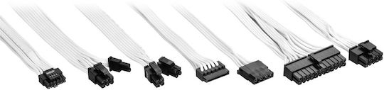 Sharkoon Rebel P20 1000W Λευκό Τροφοδοτικό Υπολογιστή Full Modular - Image 4