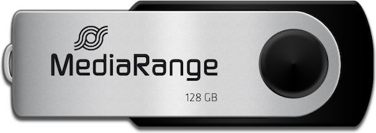 MediaRange 128GB USB 2.0 Stick Μαύρο - Image 4
