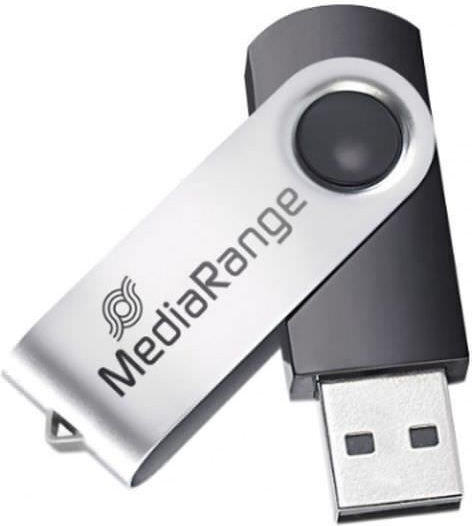 MediaRange 128GB USB 2.0 Stick Μαύρο - Image 3
