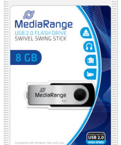 Alternative view of MediaRange 8GB USB 2.0 Stick Μαύρο