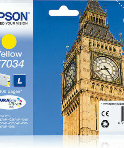 Alternative view of Epson T7034L Γνήσιο Μελάνι Εκτυπωτή InkJet Κίτρινο (C13T70344010)