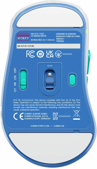 Cherry XTRFY M64 Ασύρματο Gaming Ποντίκι Λευκό - Image 7