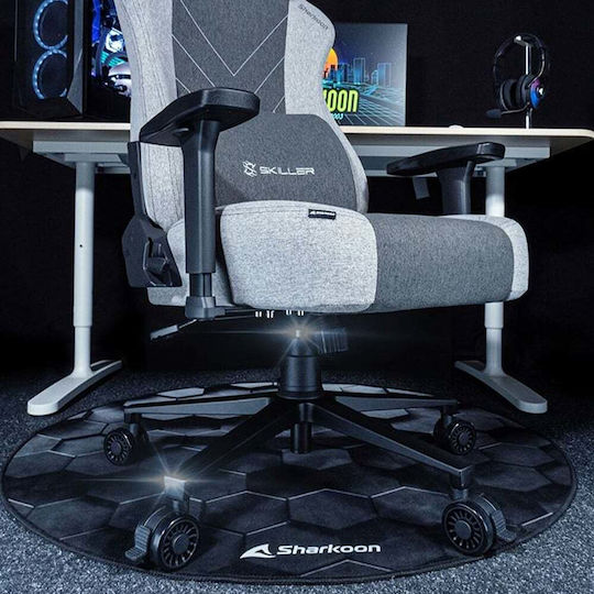 Sharkoon SKILLER SGS30 Fabric Καρέκλα Gaming Δερματίνης με Ρυθμιζόμενα Μπράτσα Black/Grey - Image 4