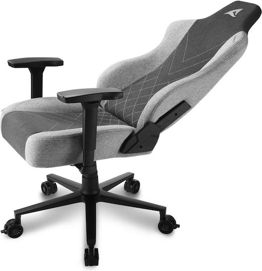 Sharkoon SKILLER SGS30 Fabric Καρέκλα Gaming Δερματίνης με Ρυθμιζόμενα Μπράτσα Black/Grey - Image 8