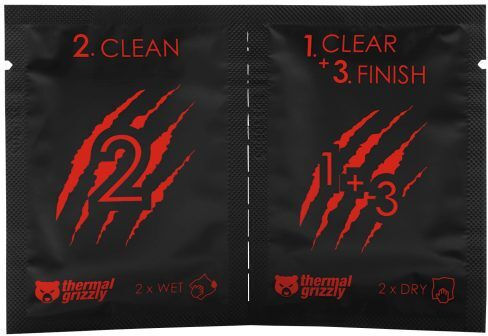 Thermal Grizzly Grizzly Tg Cleaning Wipes For Cpu 10ps (tg-cw-10) - Image 2