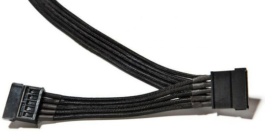 Be Quiet CS-3420 7-Pin SATA III - 2x 7-Pin SATA III Angle (90°) Cable 0.4m Μαύρο (BC021) - Image 4