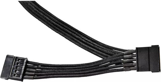 Be Quiet CS-3420 7-Pin SATA III - 2x 7-Pin SATA III Angle (90°) Cable 0.4m Μαύρο (BC021) - Image 5