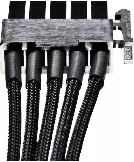 Be Quiet CS-3440 7-Pin SATA III - 3x 7-Pin SATA III Angle (90°) Cable 0.42m Μαύρο (BC022) - Image 3