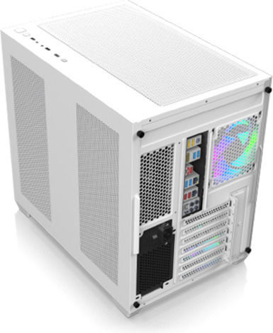 Raijintek Paean C7 TG4 Gaming Midi Tower Κουτί Υπολογιστή με Πλαϊνό Παράθυρο και RGB Φωτισμό Λευκό - Image 4