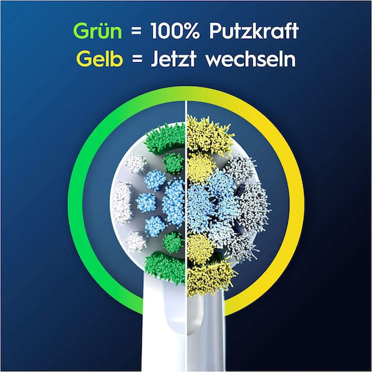 Oral-B Pro CrossAction Ανταλλακτικές Κεφαλές για Ηλεκτρική Οδοντόβουρτσα 860380 4τμχ - Image 3