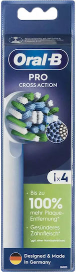 Oral-B Pro CrossAction Ανταλλακτικές Κεφαλές για Ηλεκτρική Οδοντόβουρτσα 860380 4τμχ - Image 4