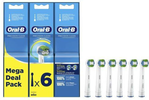 Oral-b Precision Clean Cleanmaximiser Xl Pack Ανταλλακτικές Κεφαλές Ηλεκτρική Οδοντόβουρτσα 6τμχ - Image 2