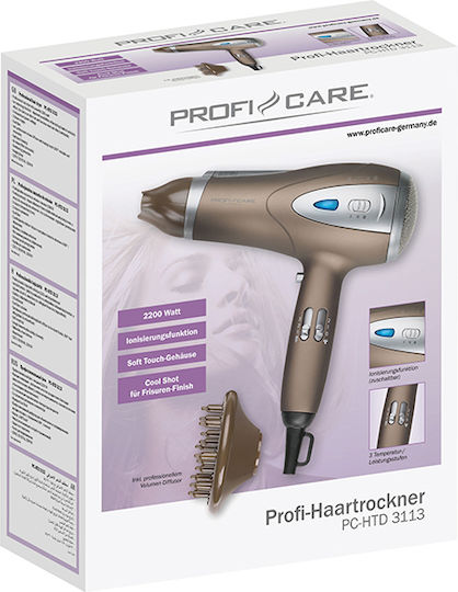ProfiCare Πιστολάκι Μαλλιών 2200W - Image 6