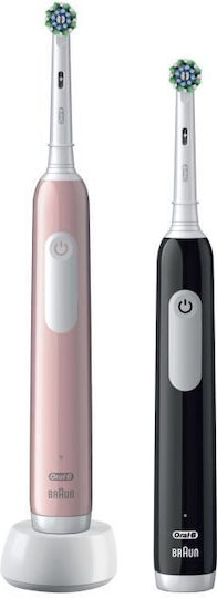 Oral-B Pro 1 Series Ηλεκτρική Οδοντόβουρτσα με Αισθητήρα Πίεσης Μαύρη - Image 3