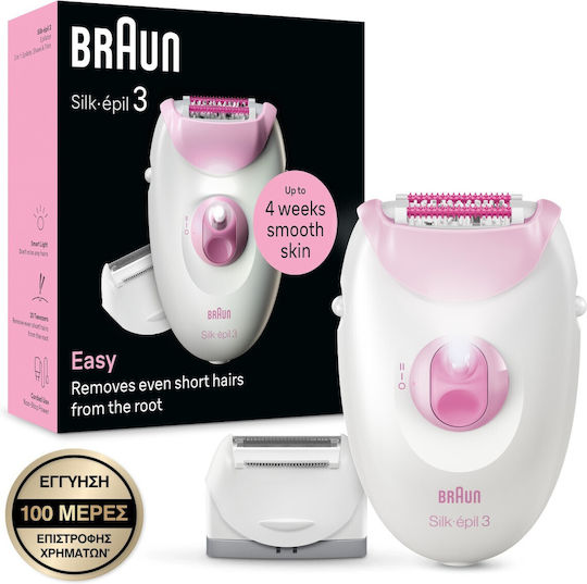 Braun Silk Epil 3 Αποτριχωτική Μηχανή Epilator για Σώμα & Μπικίνι SE3031 - Image 2