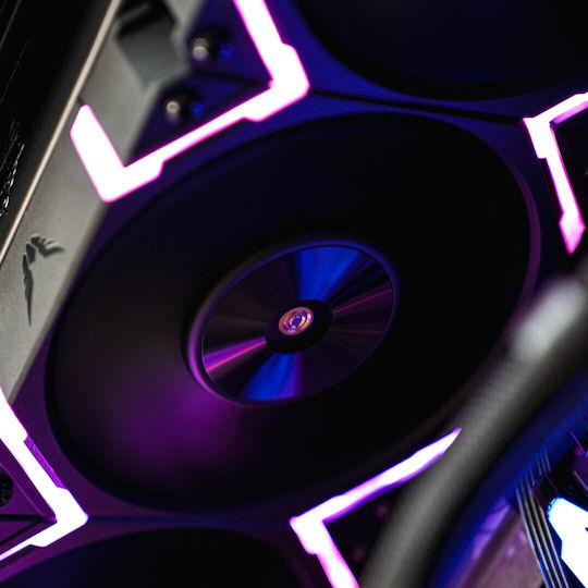 Valkyrie V12F Case Fan 120mm με ARGB Φωτισμό και Σύνδεση 4-Pin PWM Λευκό - Image 12