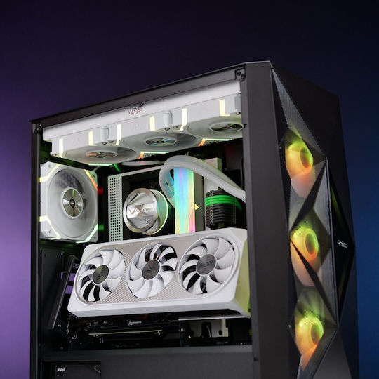 Valkyrie V12F Case Fan 120mm με ARGB Φωτισμό και Σύνδεση 4-Pin PWM Λευκό - Image 9