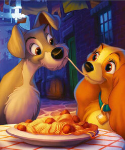 Alternative view of Lady And The Tramp Puzzle 2D 1000pcs 12000003
