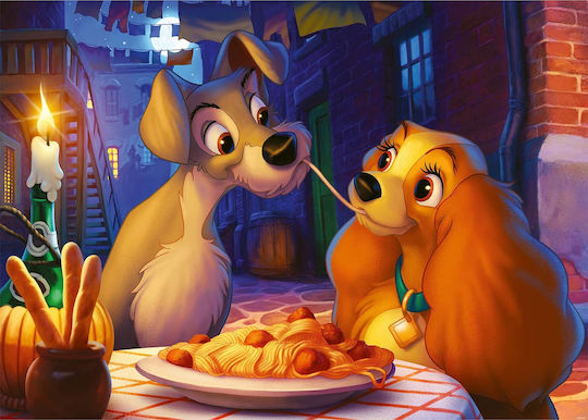 Lady And The Tramp Puzzle 2D 1000pcs 12000003 - Image 2