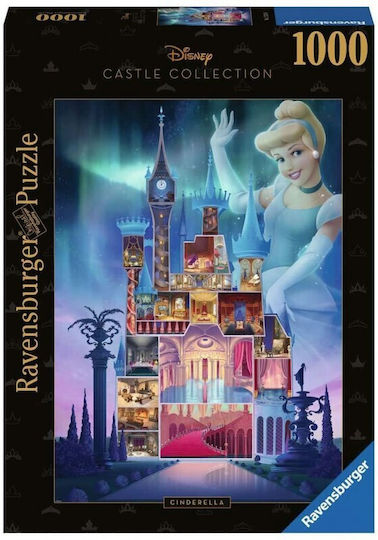 Disney Castles Cinderella Puzzle 2D 1000pcs 12000259 - Image 2