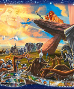 Alternative view of The Lion King Puzzle 2D 1000 Κομμάτια 12000321