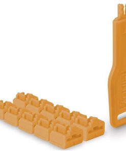 Alternative view of Port Locks Lindy Rj45 Orange 10 Pcs + 1 Key